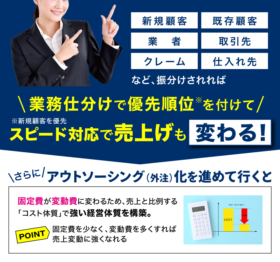 業務仕分けで優先順位を付けて