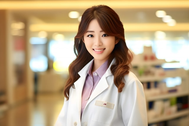 女性の薬剤師