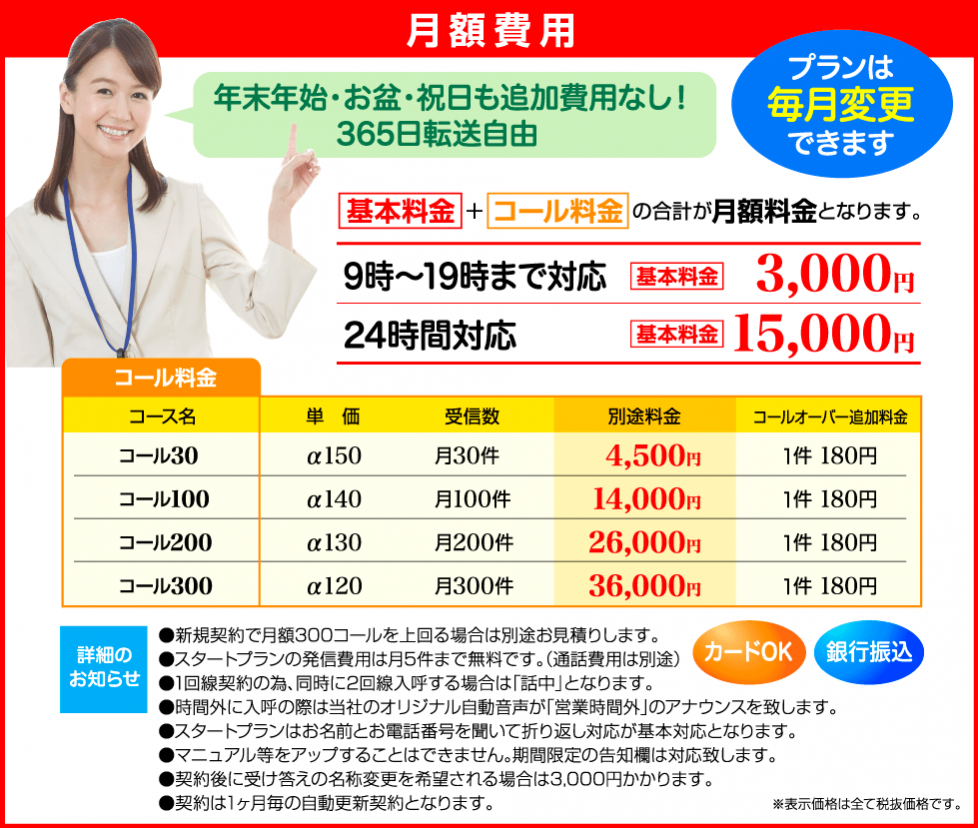 スタートプラン料金表