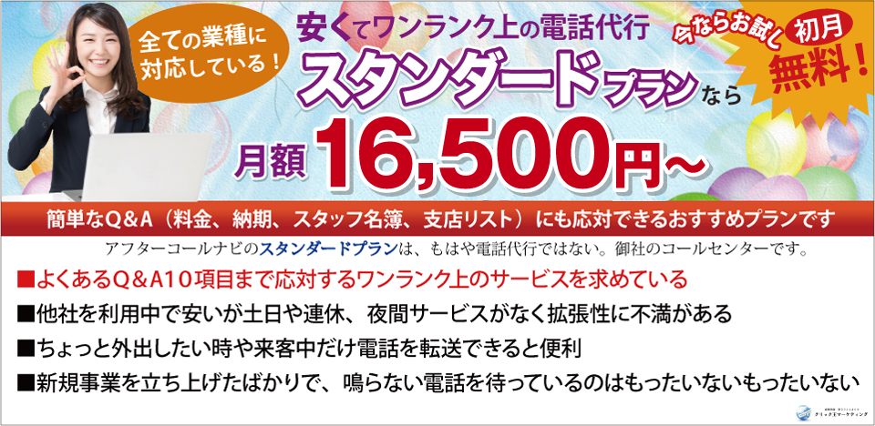 スタンダードプラン料金